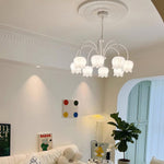 curved-arm-bell-chandelier