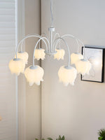 curved-arm-bell-chandelier