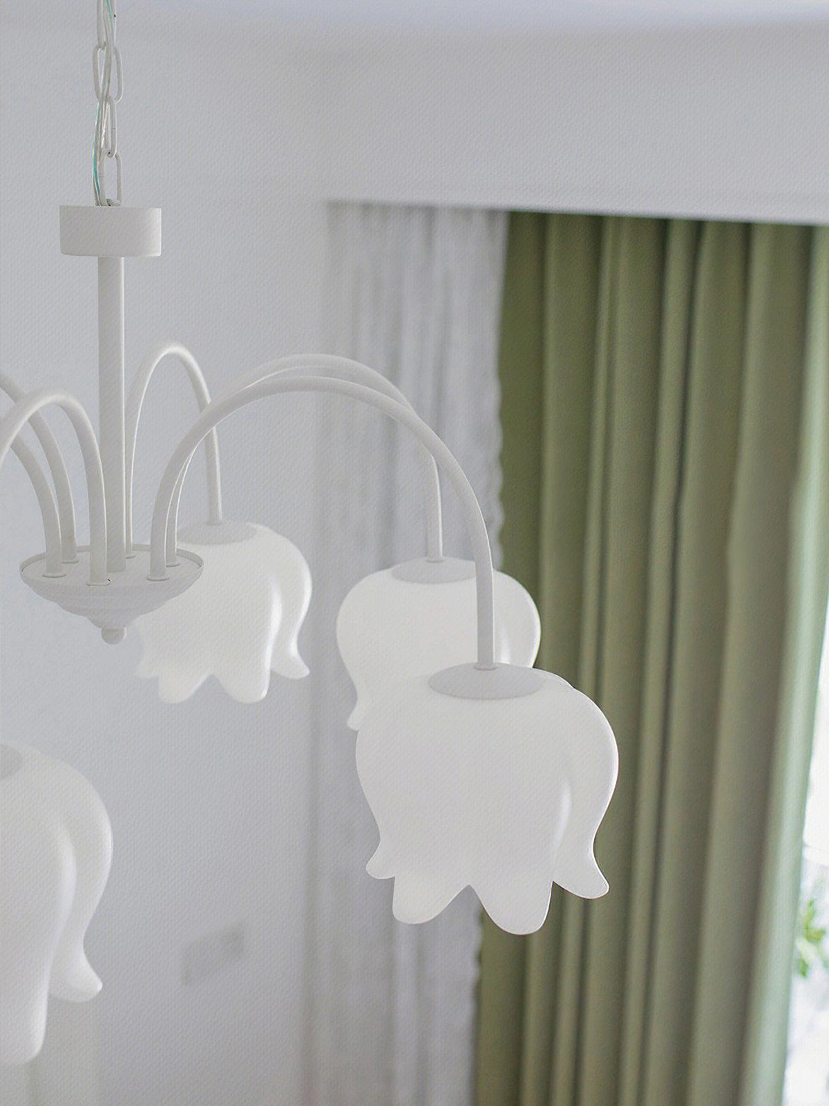 curved-arm-bell-chandelier