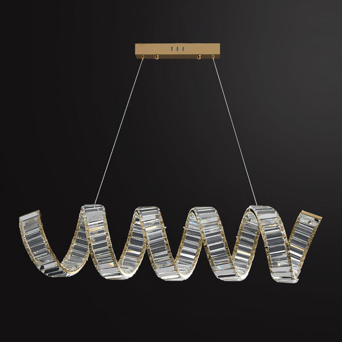 Curved Led Chandelier