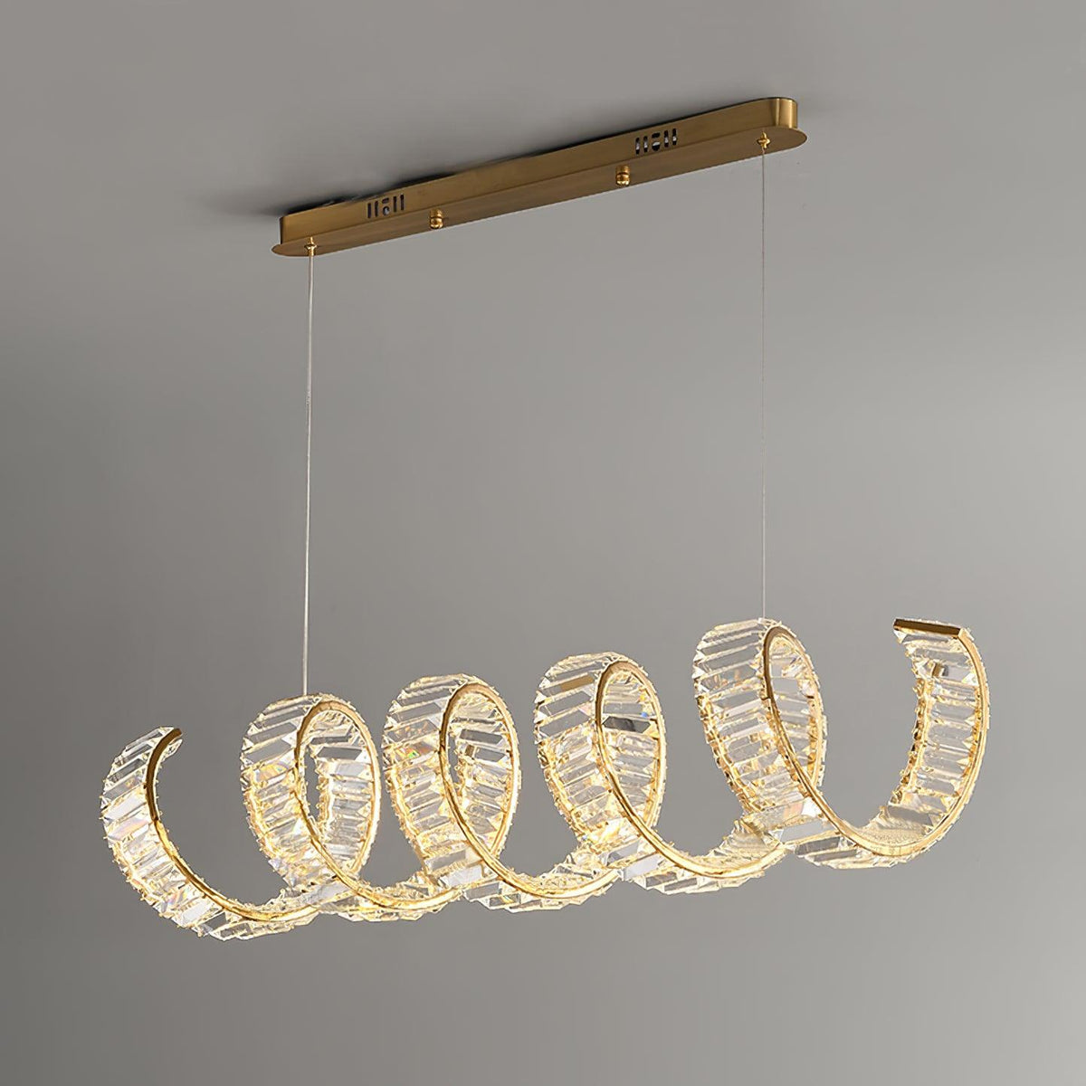 Curved Led Chandelier