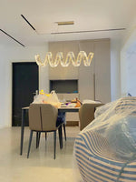 Curved Led Chandelier