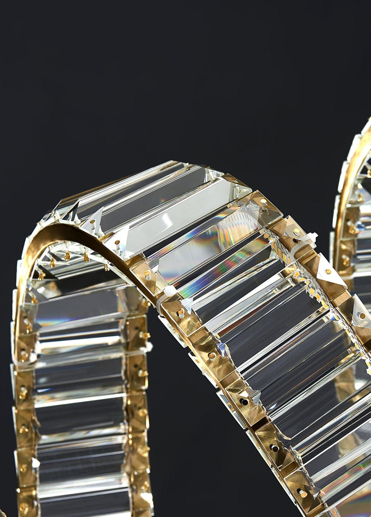 Curved Led Chandelier