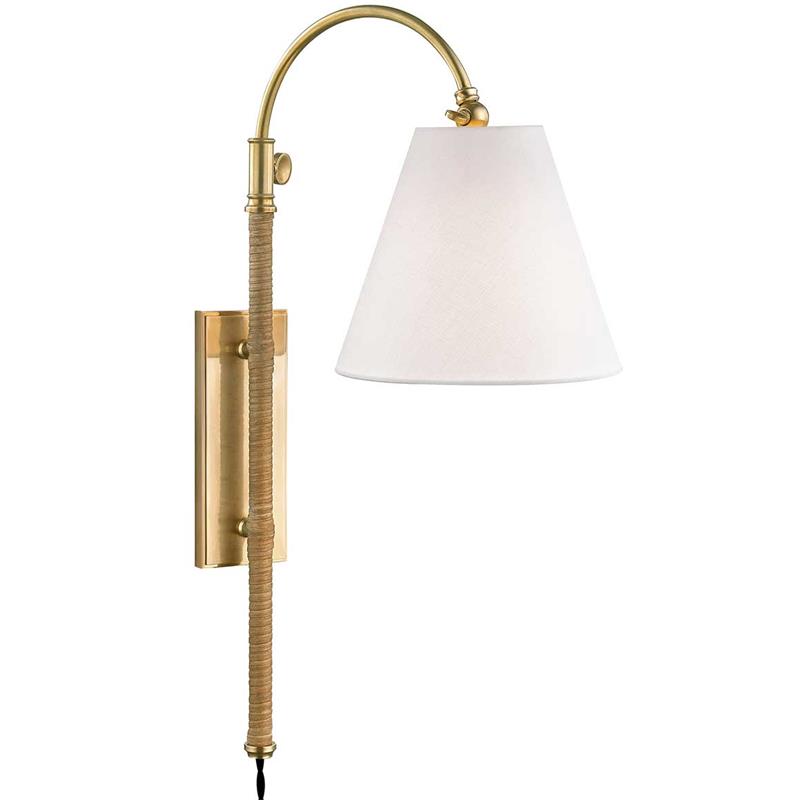 Curves Plug In Sconce