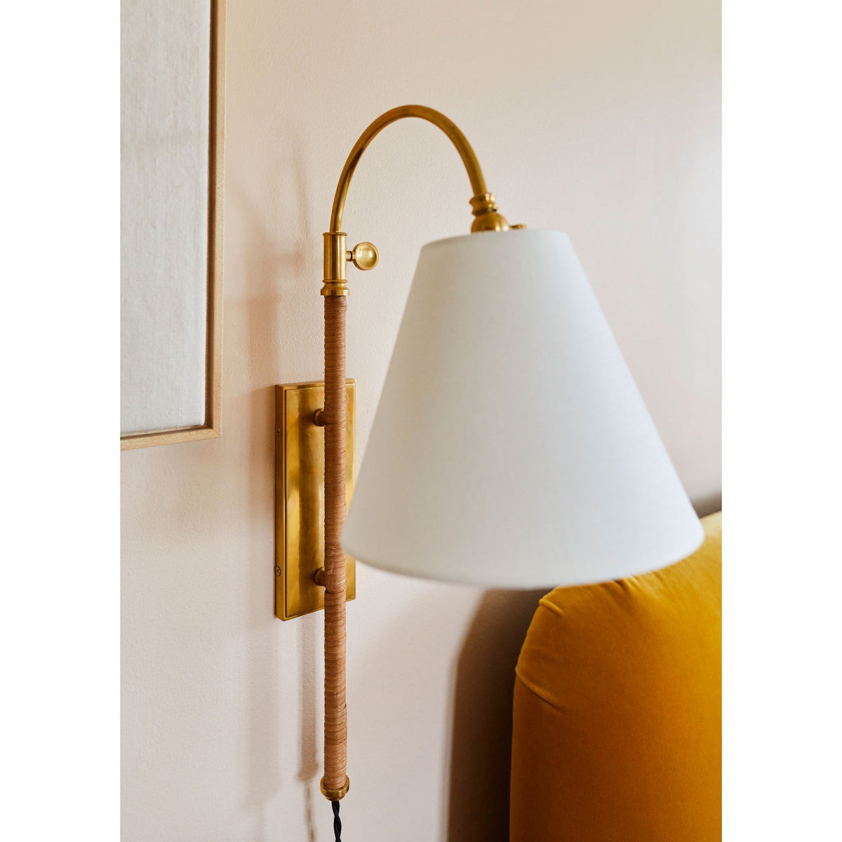 Curves Plug In Sconce