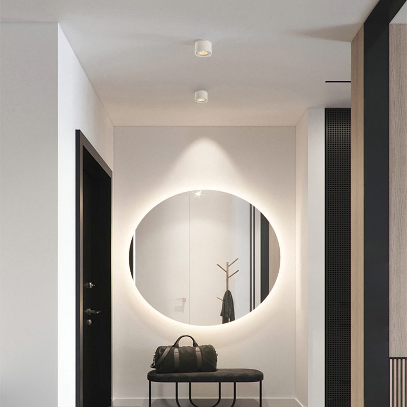 Cylinder recessed LED downlight