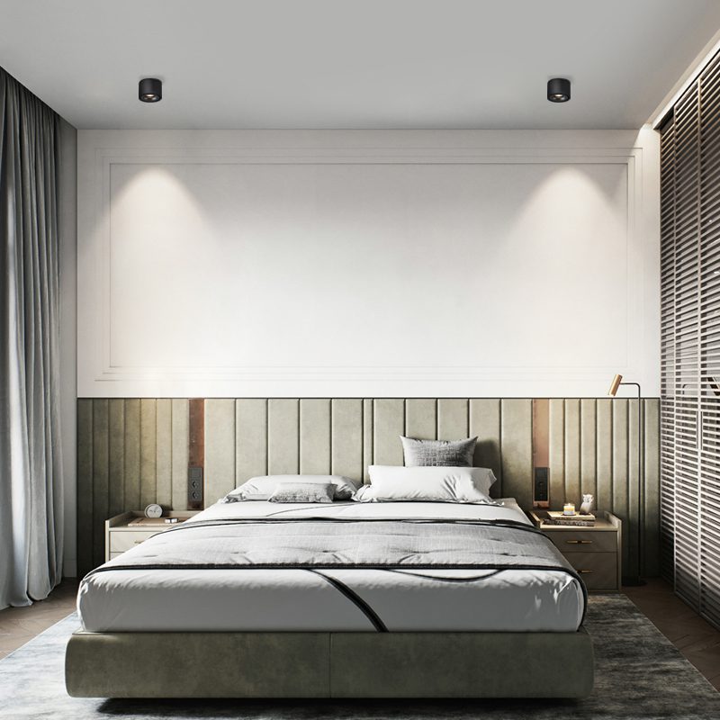 Cylinder recessed LED downlight