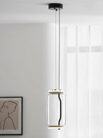Modular Glass LED Pendant Light with Cylinder, Cone & Bowl Shades