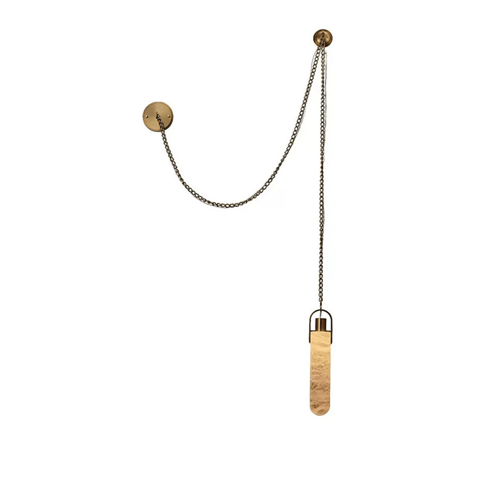 Cascading Alabaster Tube Chandelier in Antique Brass
