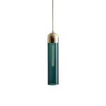 Glass Cylindrical Pendant Light