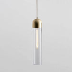 Glass Cylindrical Pendant Light