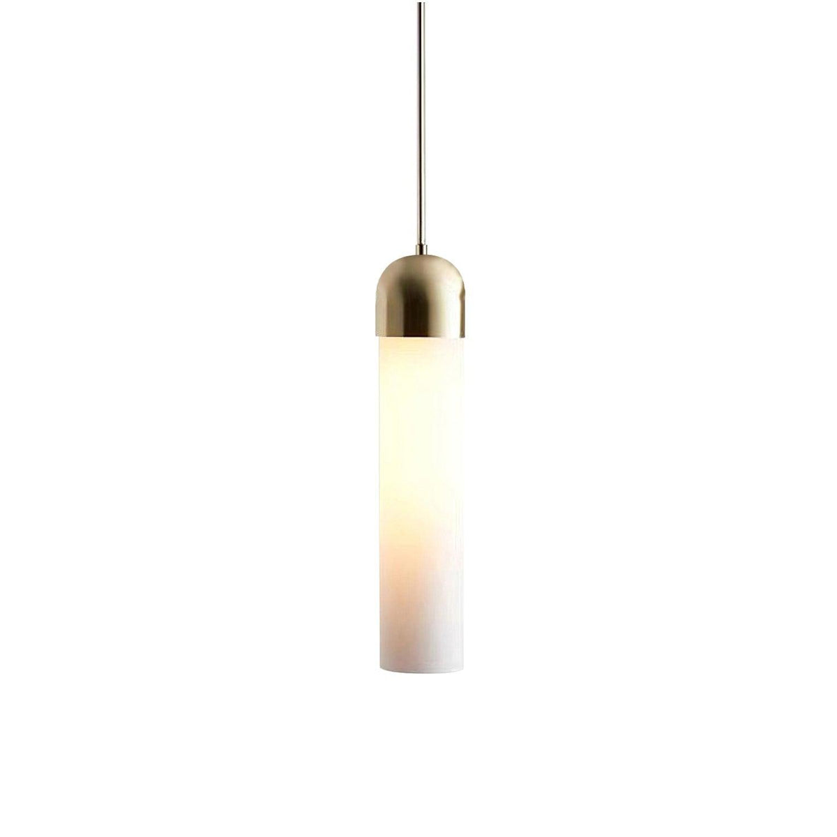 Glass Cylindrical Pendant Light