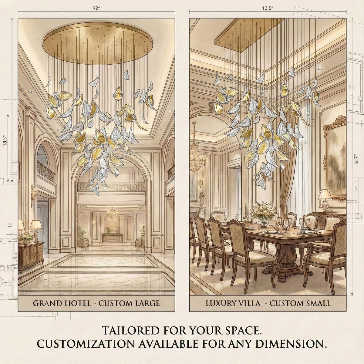 diy-floating-leaves-chandelier