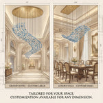 diy-flying-wave-chandelier