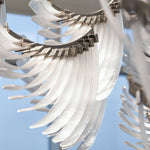Feather Wing LED Chandelier – Hand-Blown Glass Pendant for Modern Interiors