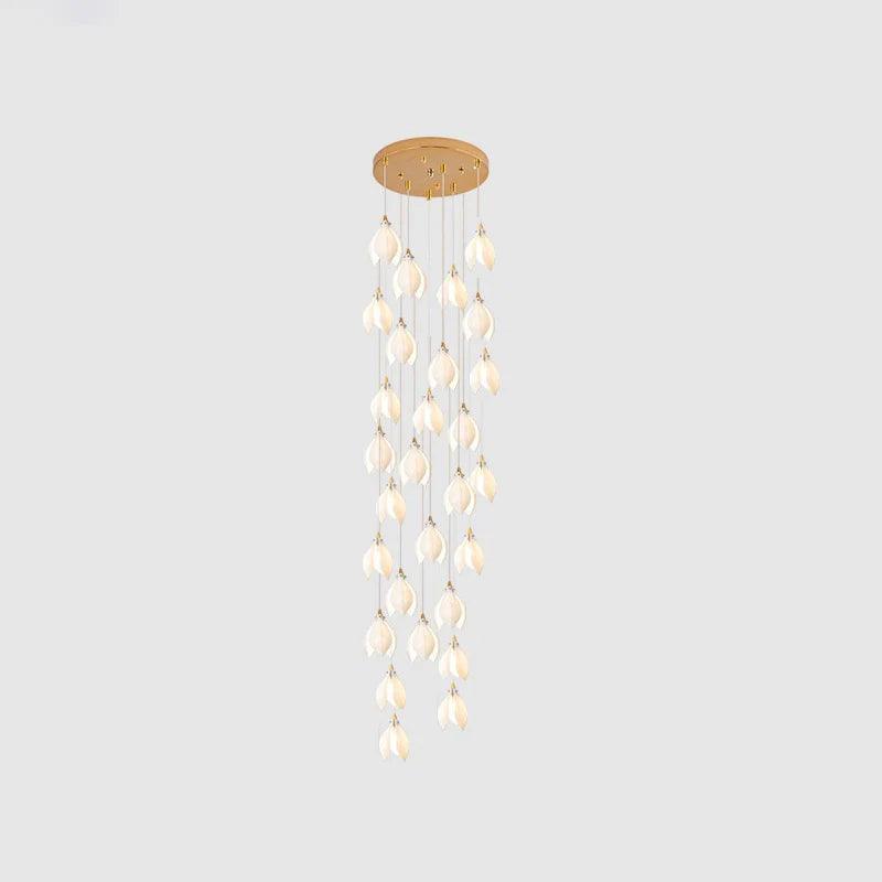 diy-ceramic-flower-chandelier