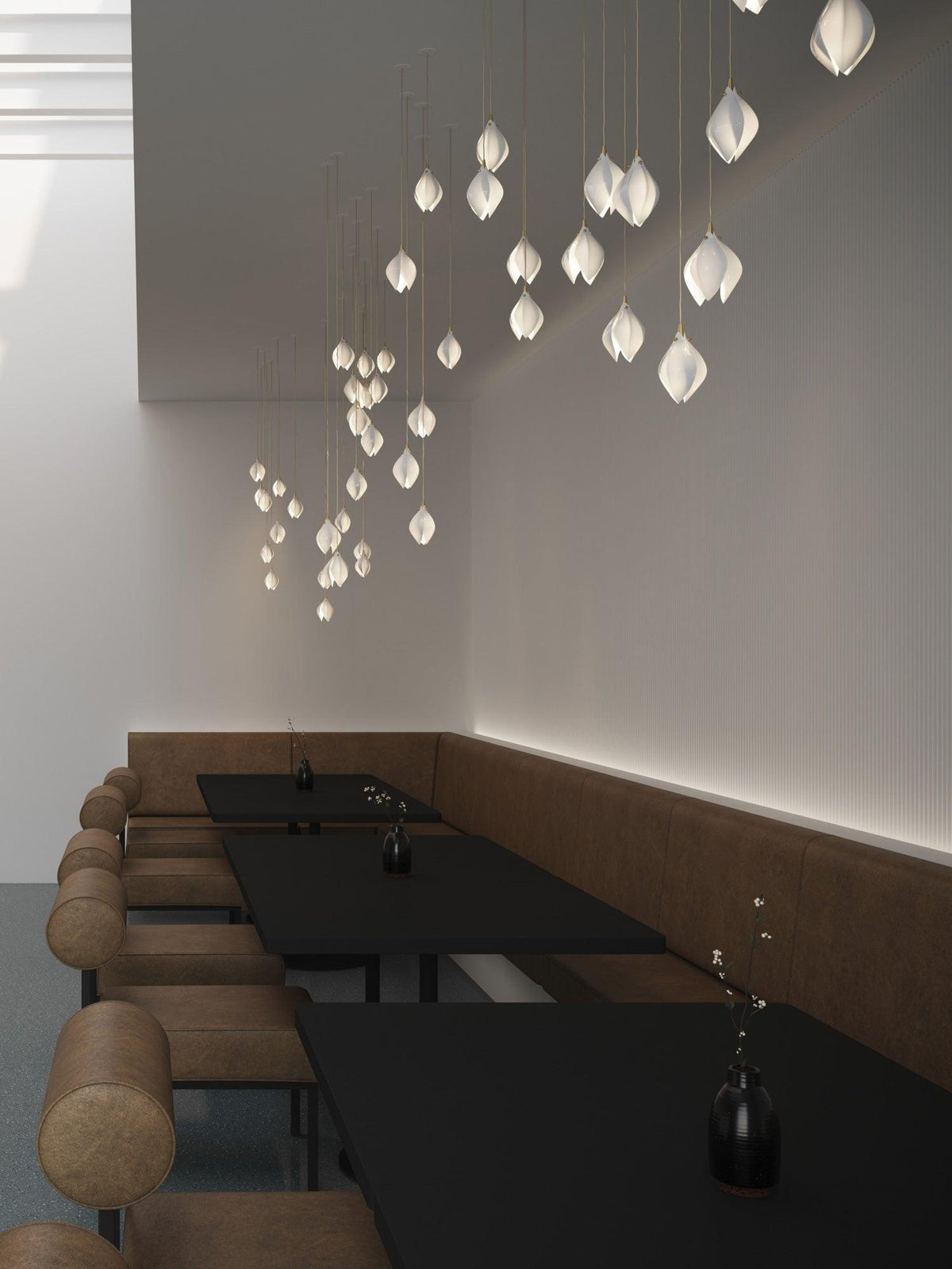 diy-ceramic-flower-chandelier
