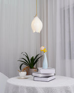 diy-ceramic-flower-chandelier
