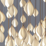 diy-ceramic-flower-chandelier