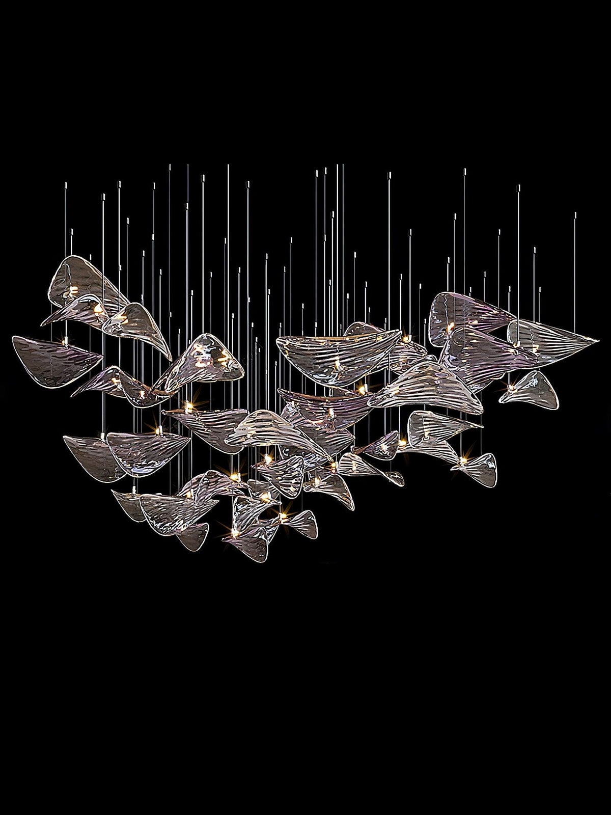 diy-floating-leaf-chandelier