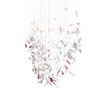 diy-flying-glass-feather-chandelier