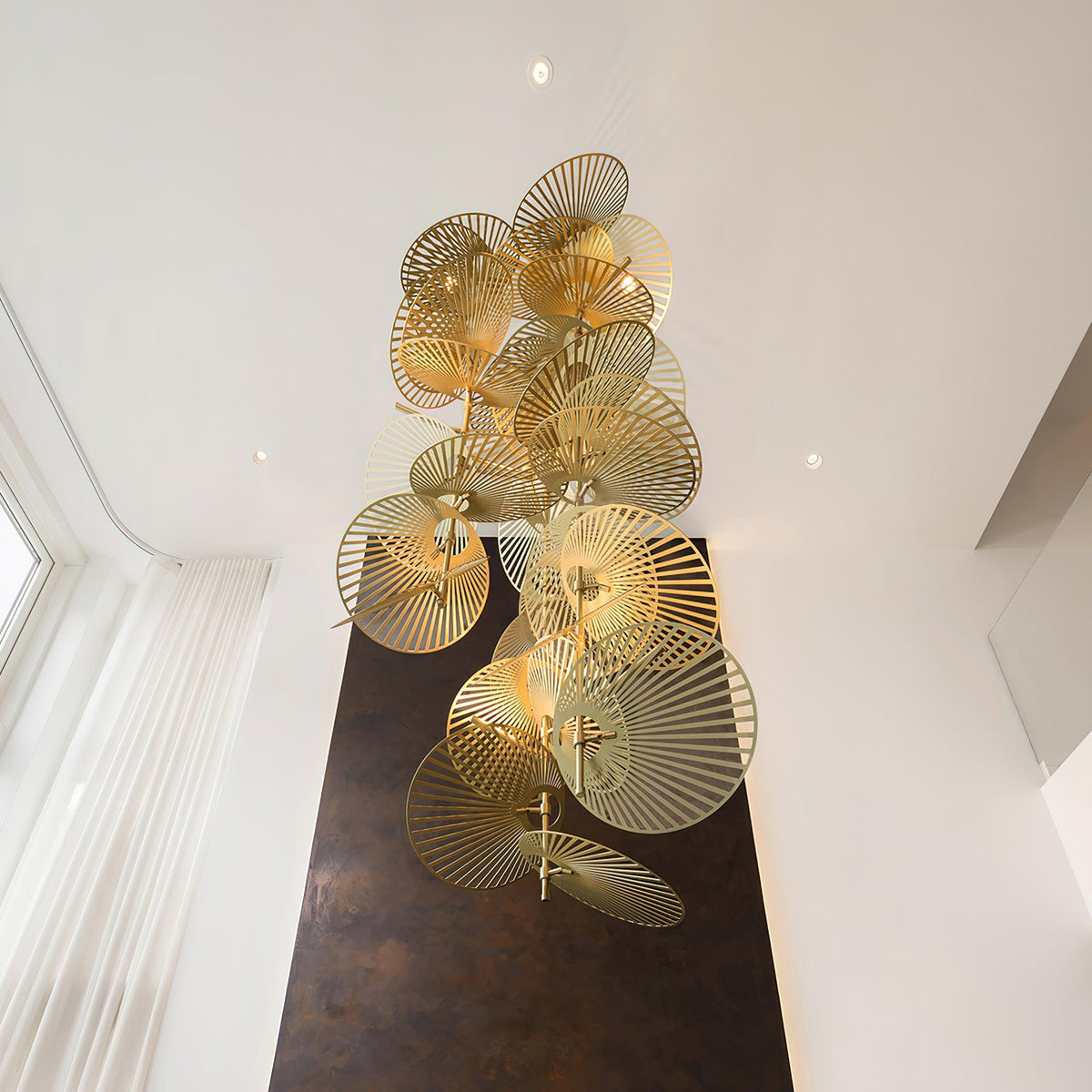 diy-leaf-chandelier