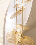 diy-leaf-chandelier