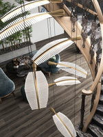 diy-leaf-led-chandelier