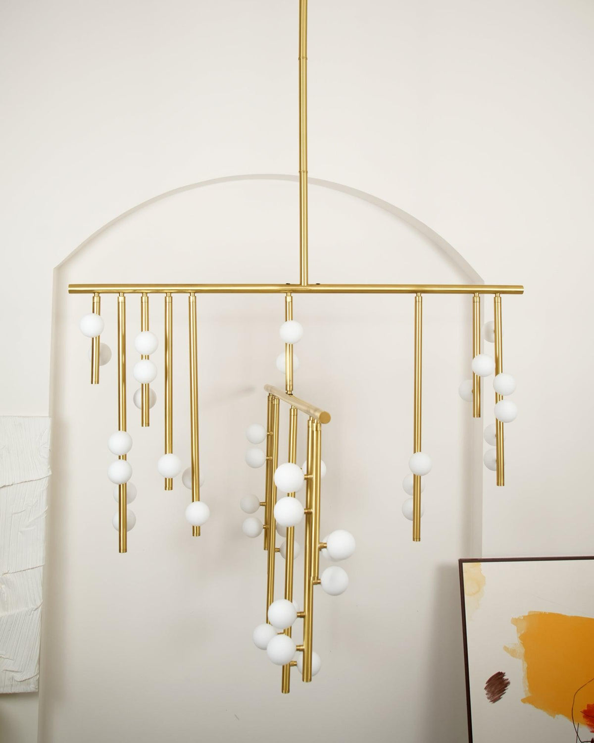 diy-luminous-cascade-chandelier