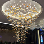 diy-maple-leaf-chandelier
