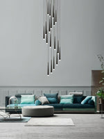diy-slender-cone-chandelier