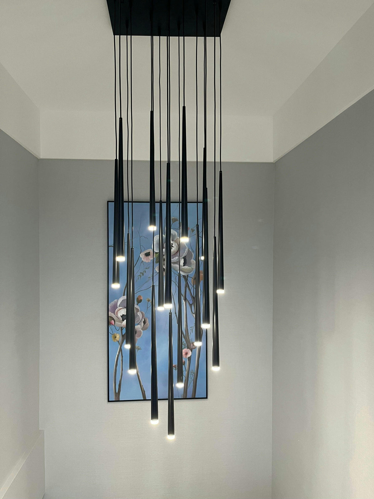 diy-slender-cone-chandelier