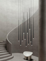 diy-slender-cone-chandelier