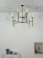 Axial Chandelier – Modern Sculptural Pendant Light for Dining Room and Living Space