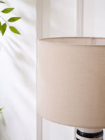 Tuxedo Marble Table Lamp – Modern Monochrome Accent Light for Bedroom and Living Room