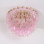 Poliedri Pink Ceiling Light