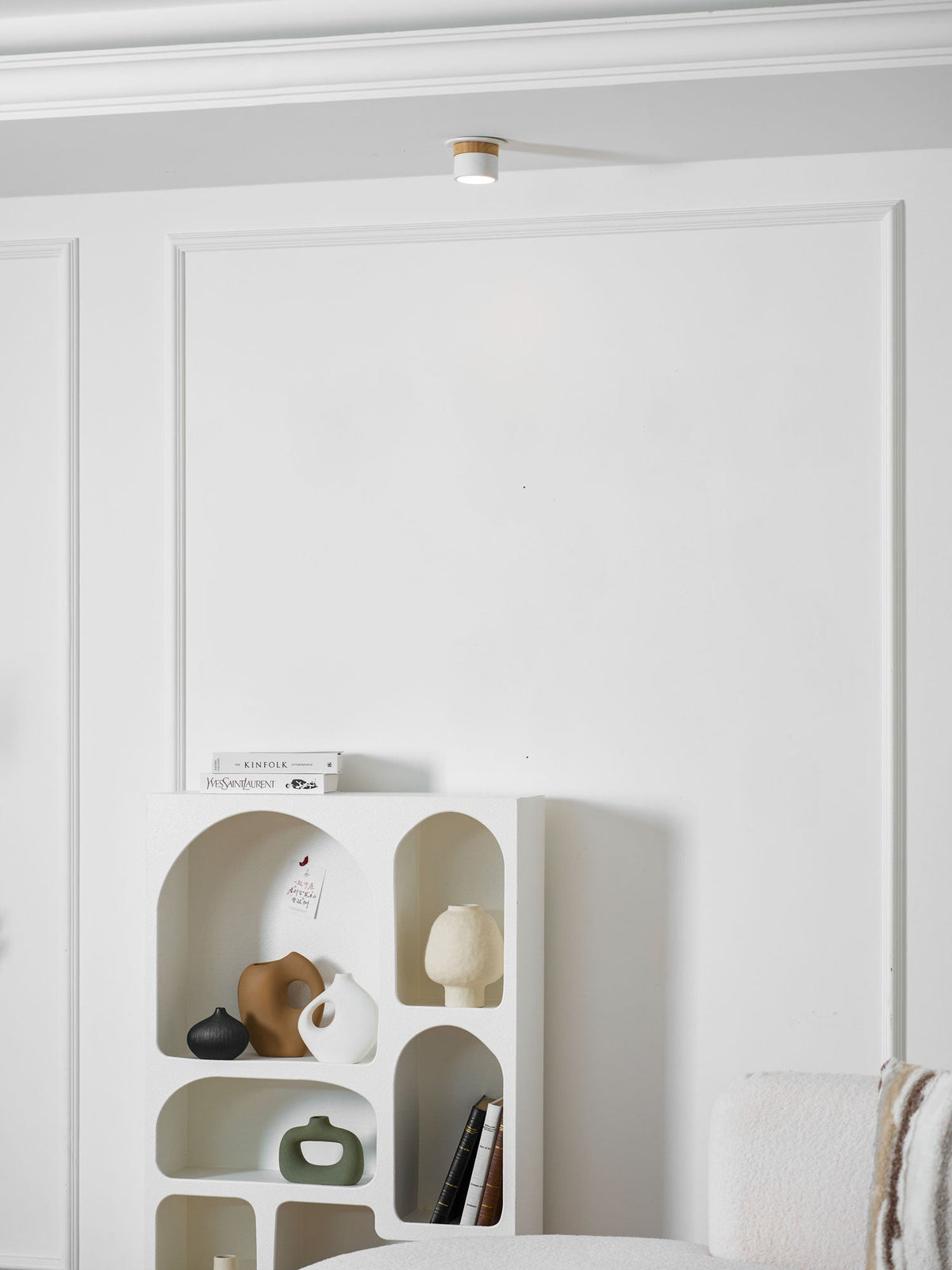 Alva Wooden Surface Downlight – Scandinavian Minimalist Ceiling Lamp