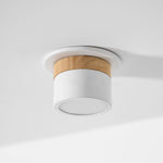 Alva Wooden Surface Downlight – Scandinavian Minimalist Ceiling Lamp