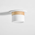 Alva Wooden Surface Downlight – Scandinavian Minimalist Ceiling Lamp