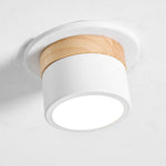 Alva Wooden Surface Downlight – Scandinavian Minimalist Ceiling Lamp