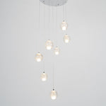 Crystal Ball Pendant Light – Chrome & Clear Glass Chandelier