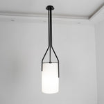 Arborescence Brass Linen Chandelier – Modern Minimalist Pendant for Dining and Foyer