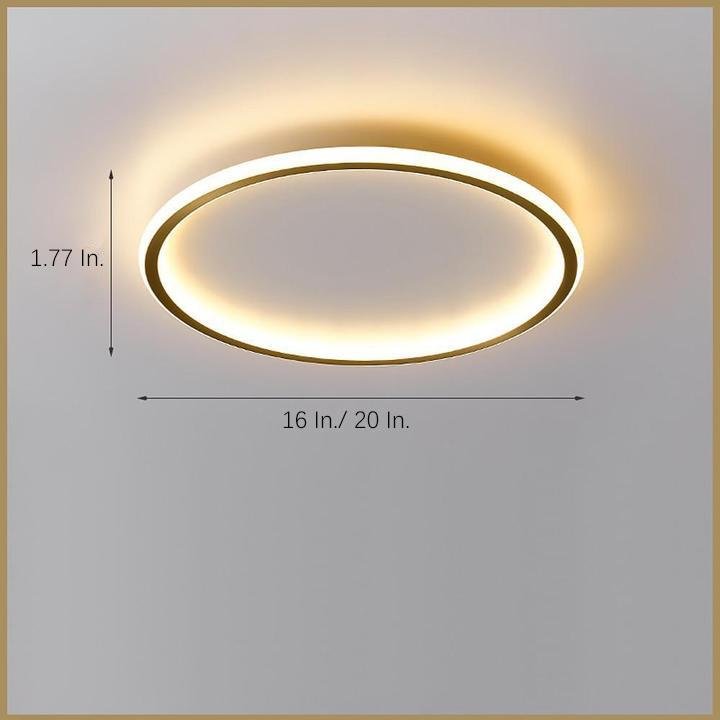 Circle Design Minimalist Nordic Integrated Led Flush Mount Ceiling Light