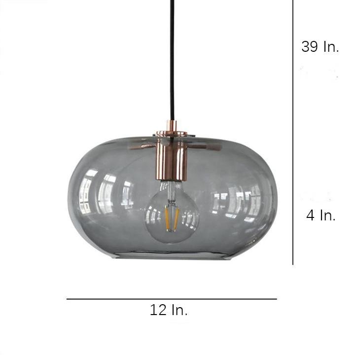 Aurelia Glass Pendant Light – Art Deco LED Ceiling Lamp for Modern Interiors