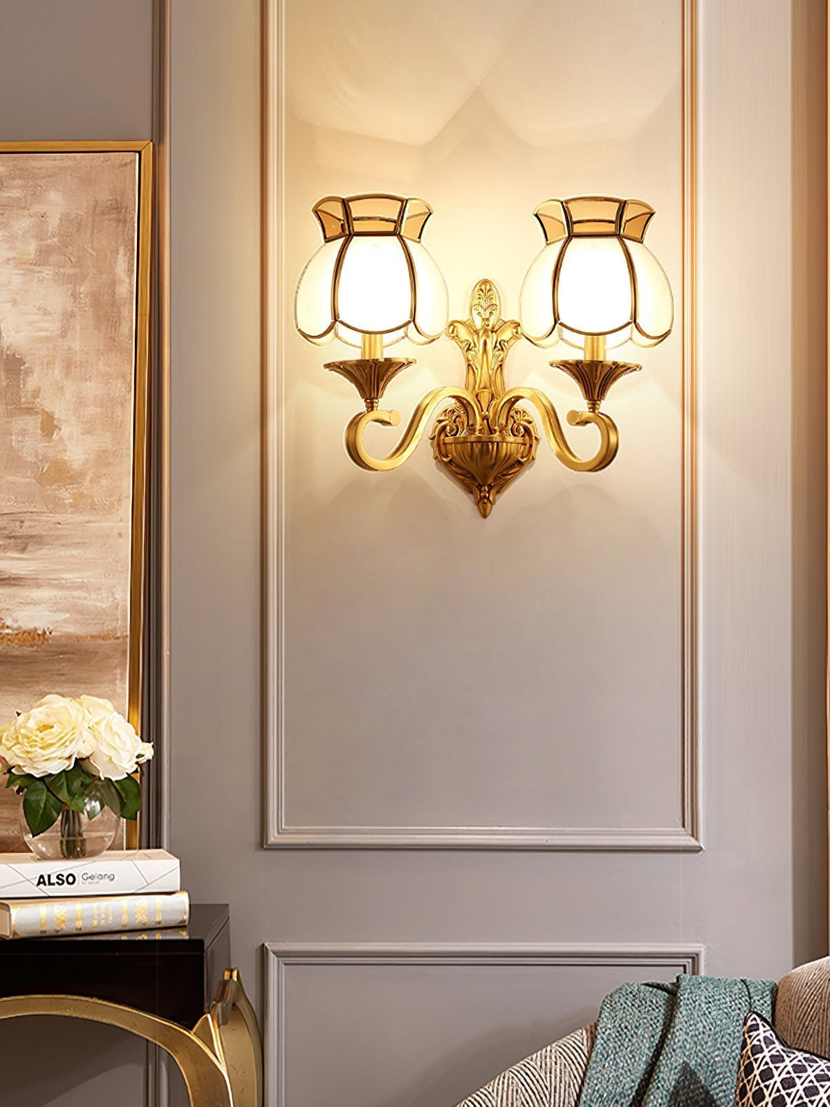 Dalt Brass Wall Light