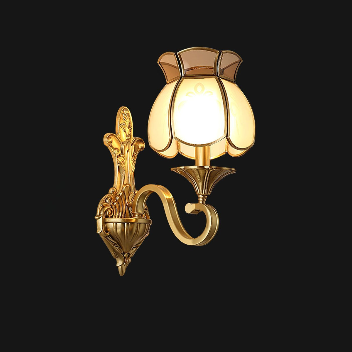Dalt Brass Wall Light