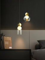 Dani Brass Pendant Light – Modern Nordic Glass Ceiling Lamp for Dining & Kitchen