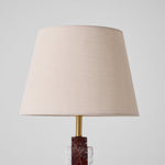Virello Marble Table Lamp – Sculptural Modern Lighting with Brass Accents