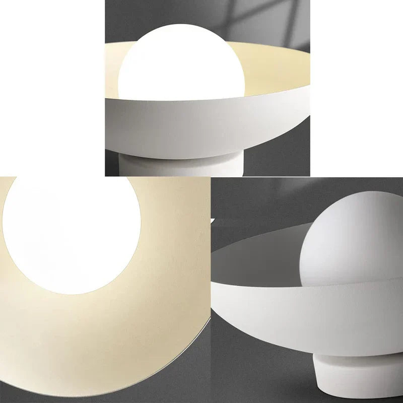 Minimalist Metal Semi Flush Light
