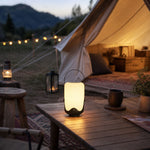 Dawntrail Solar Lantern Outdoor Lamp – Matte Black Steel, IP65